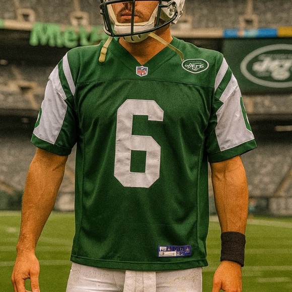 Vintage New York Jets Mark Sanchez
#6 Jersey SZ XLG - Picture 1 of 10